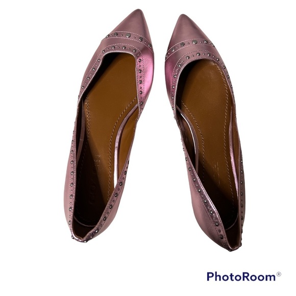 Coach Valentina Flat with Studs Size 5.5 - Picture 6 of 6
